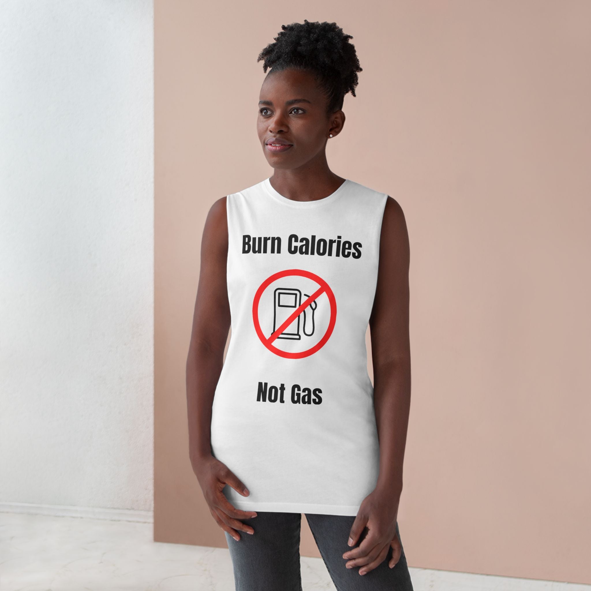 Tank Top - Burn Calories Not Gas Gym Tank Top