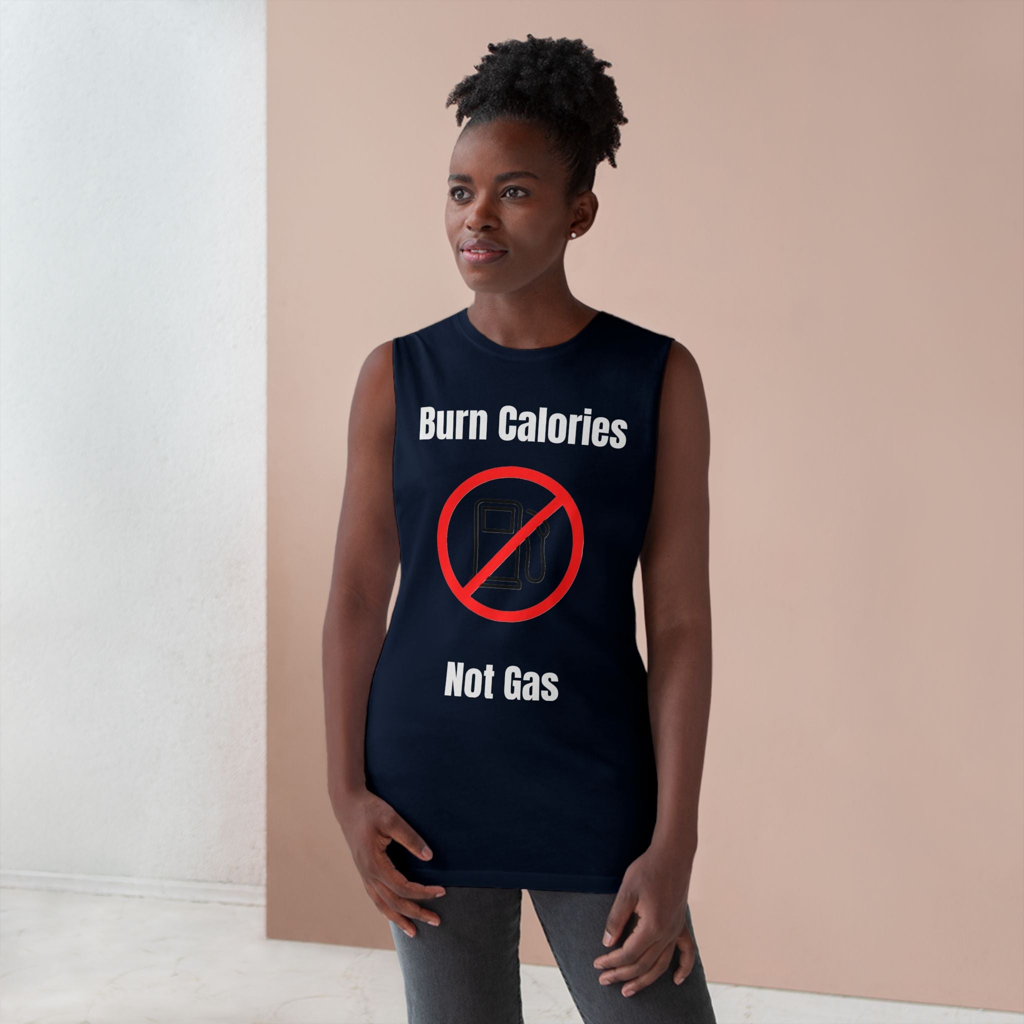 Tank Top - Burn Calories Not Gas Gym Tank Top