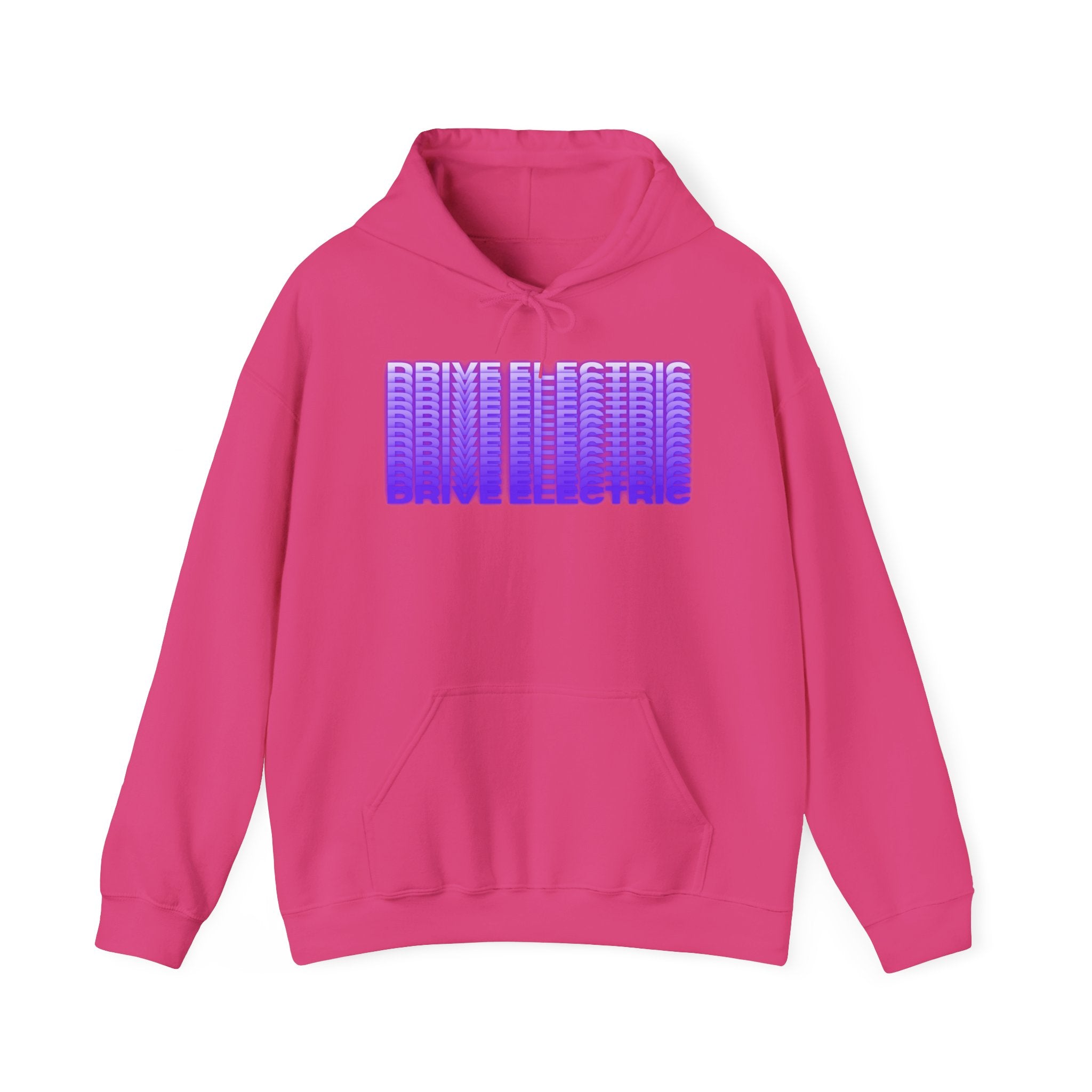 Drive Electric Unisex Heavy Blend™ Hooded Sweatshirt-Electron Blue