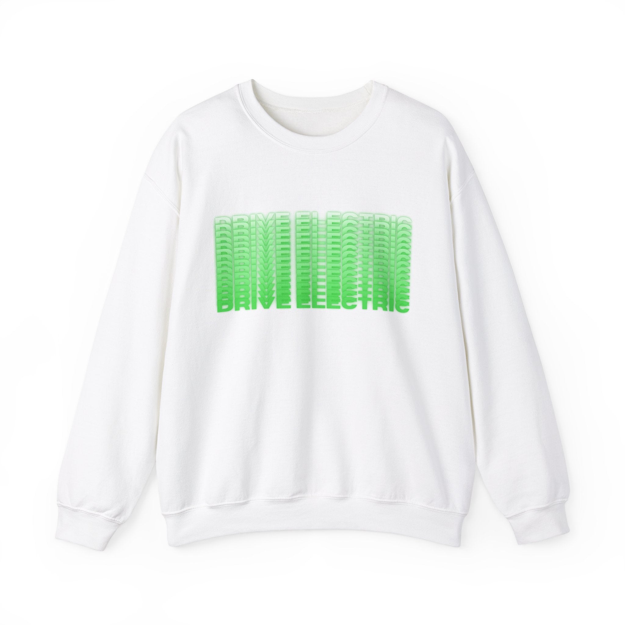 Drive Electric Unisex Heavy Blend™ Crewneck Sweatshirt-Volt Green