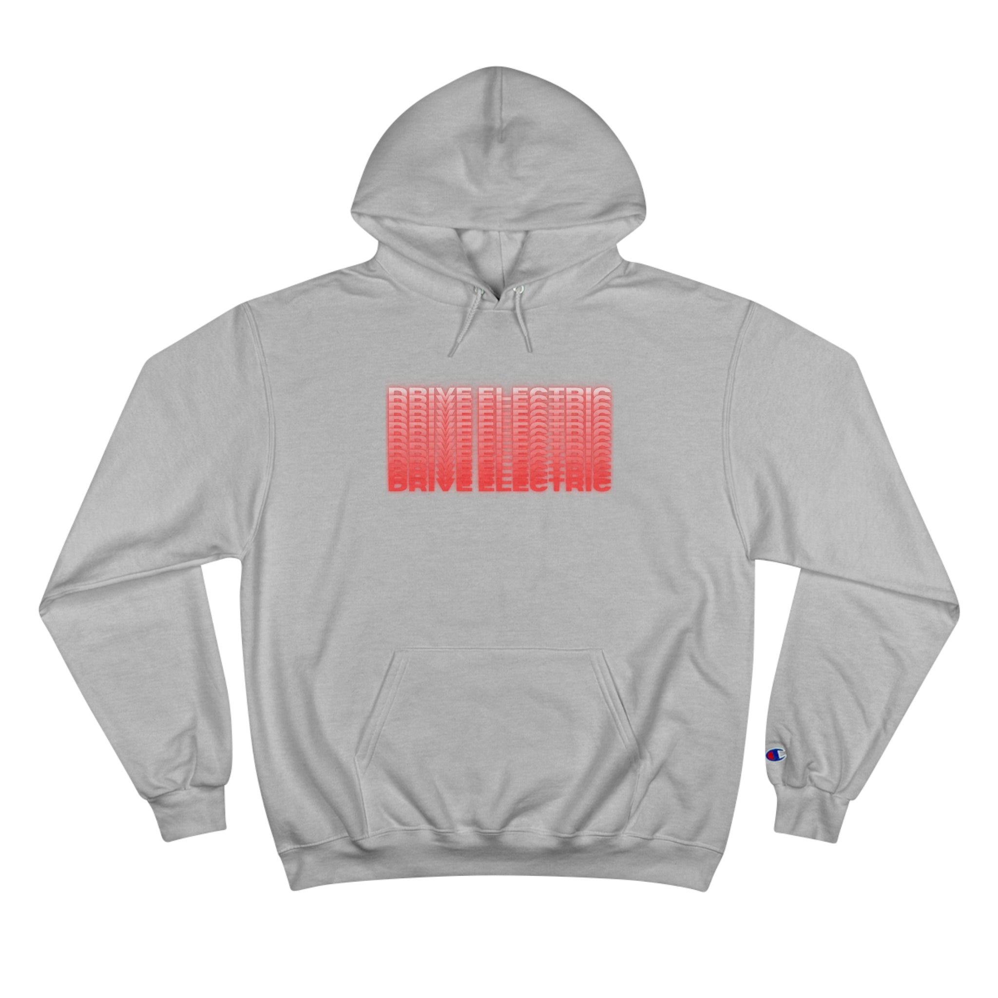 Drive Electric Champion Hoodie-Red Letters