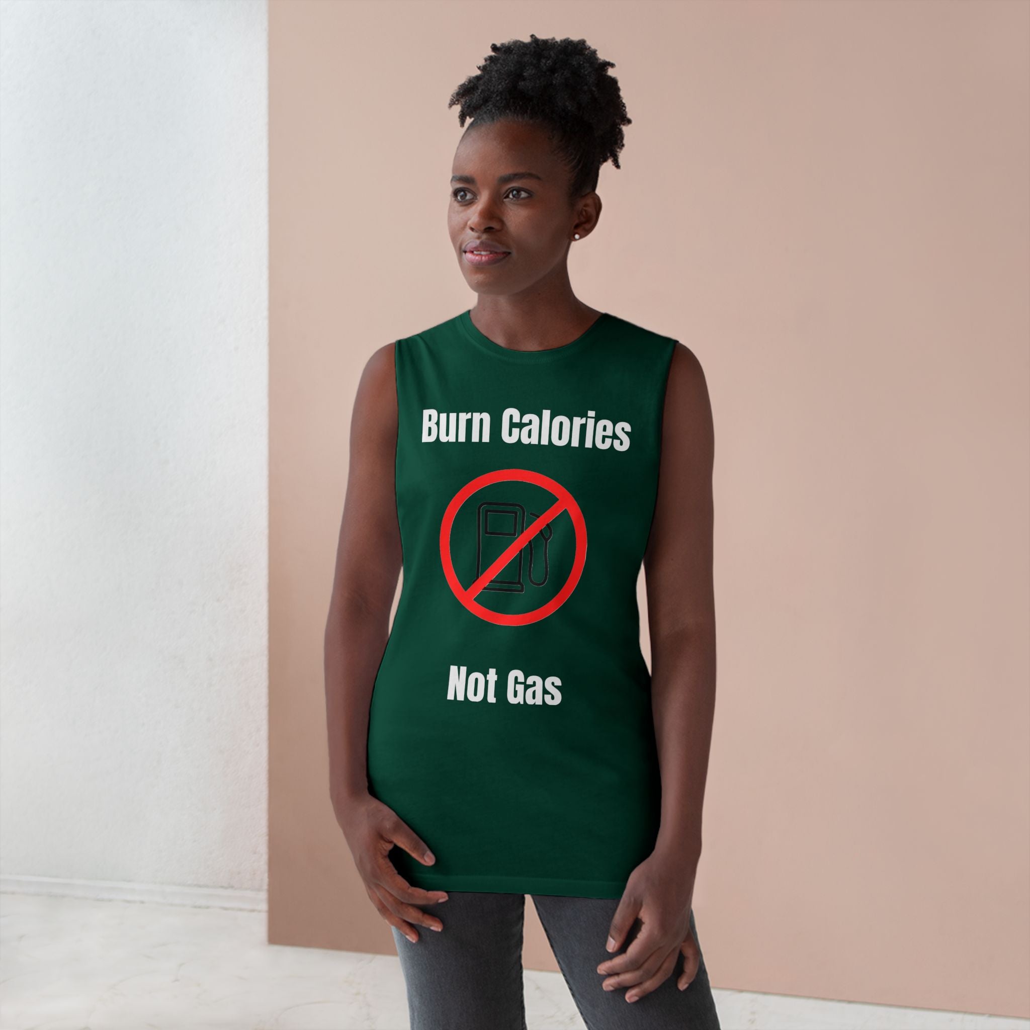 Tank Top - Burn Calories Not Gas Gym Tank Top